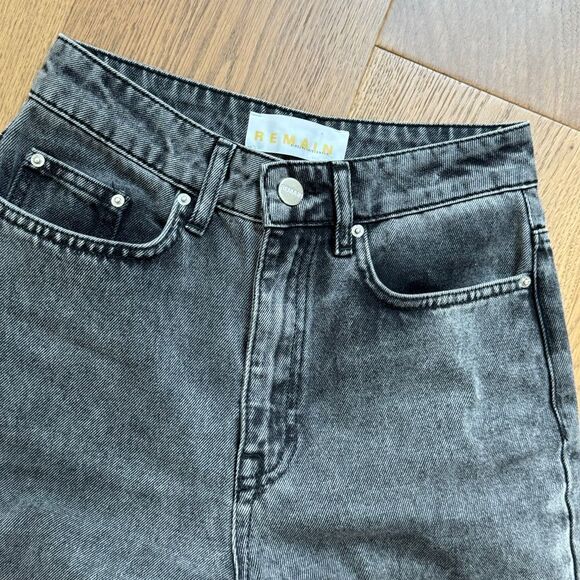 REMAIN by Birger Christensen Straight Leg Gray Jeans Denim - Size 26 - Picture 3 of 9